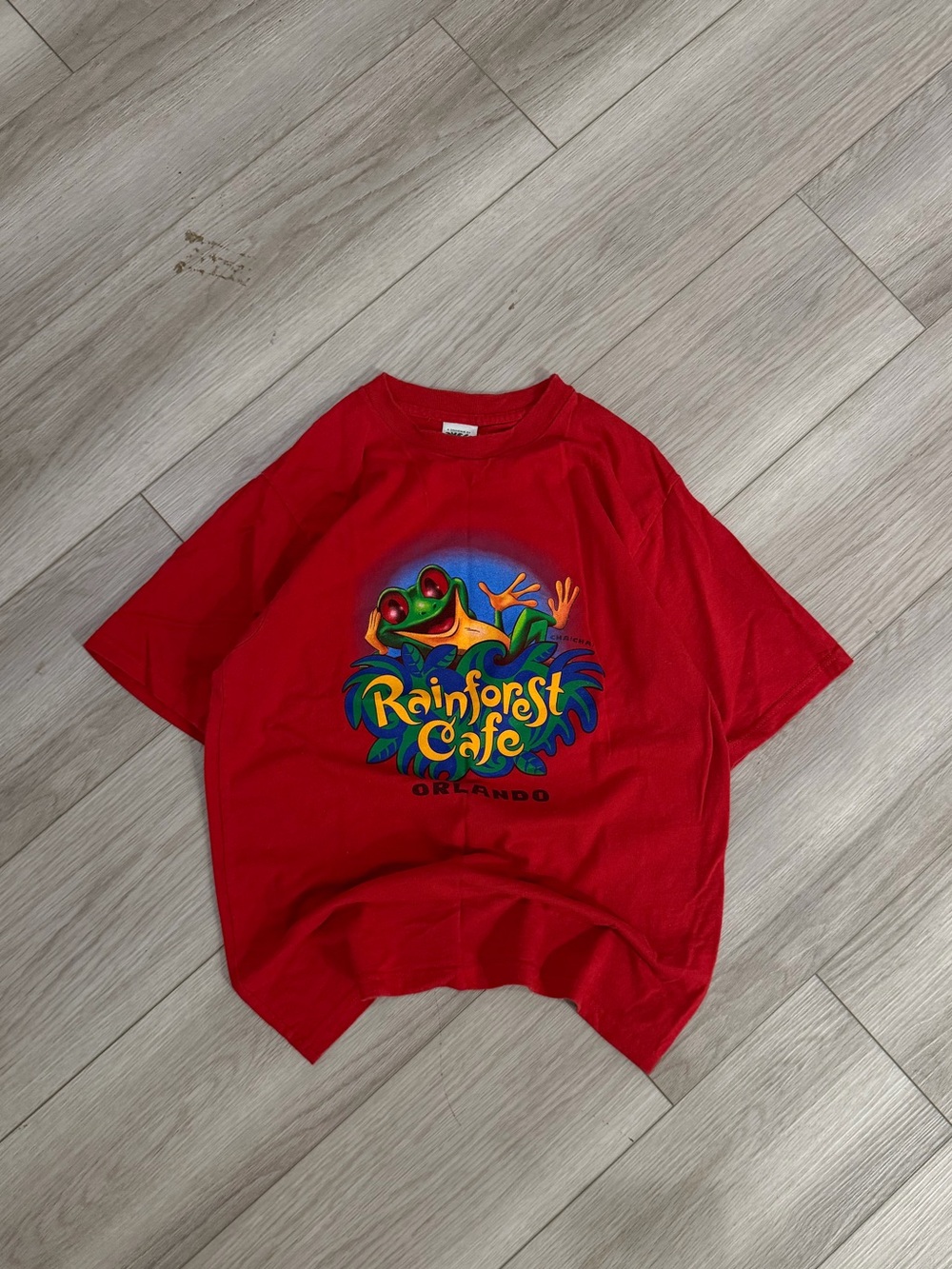 Vintage Kids Made in U.S.A Y2K Rainforest Cafe Orlando T shirt
